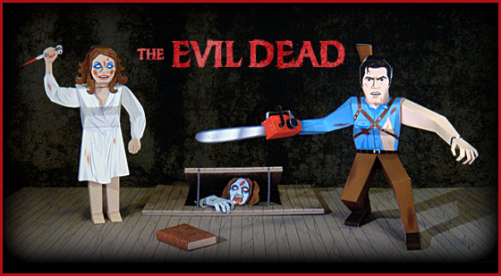 The Evil Dead Paper Toys